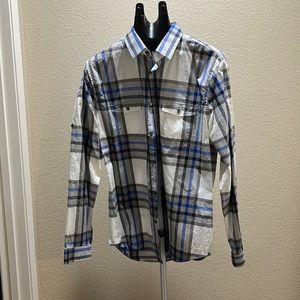 Express Fitted dress shirt ;Lg 16-16 1/2